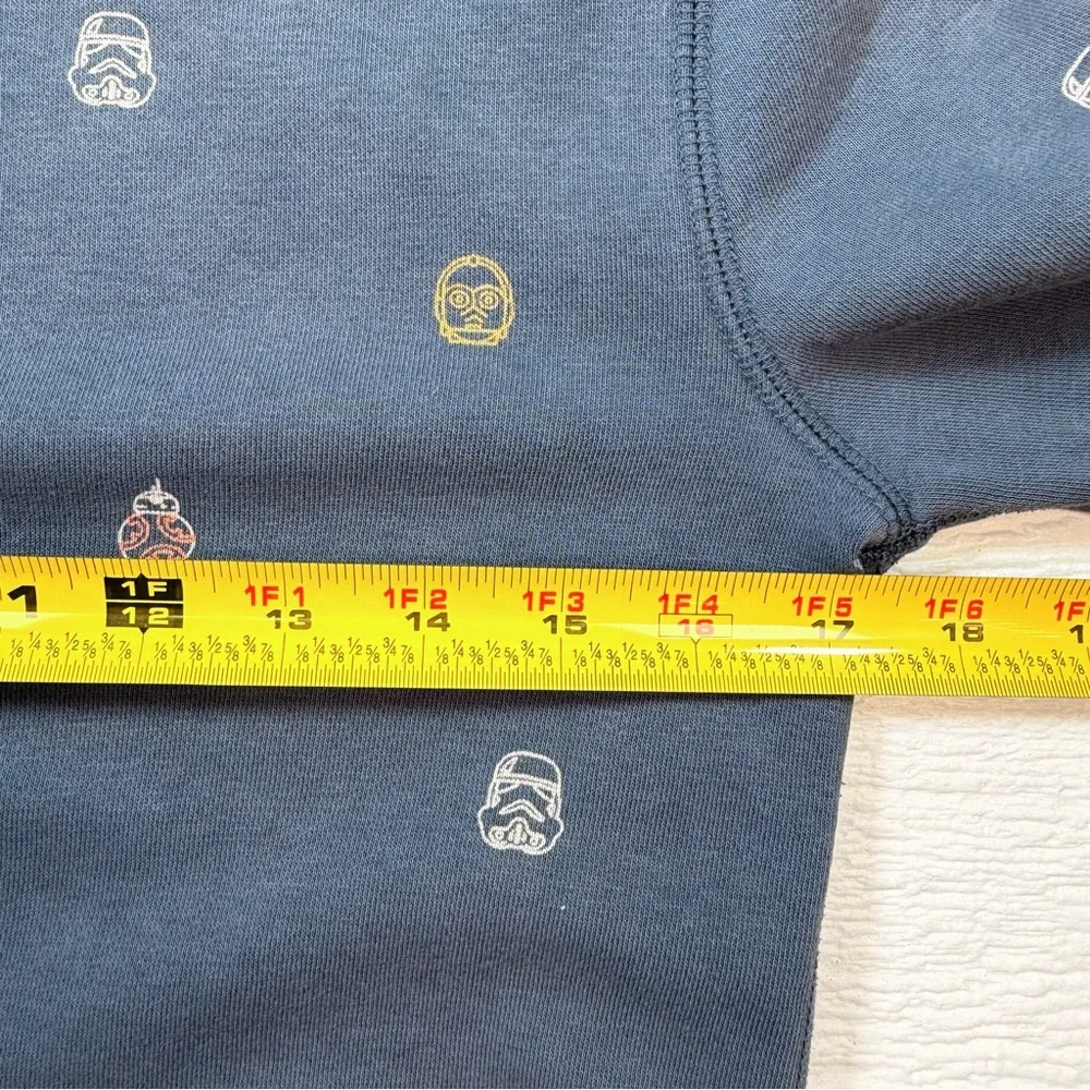 GAP x Star Wars Kids Boys Sweatshirt Blue Youth Crewneck Large (10/11)